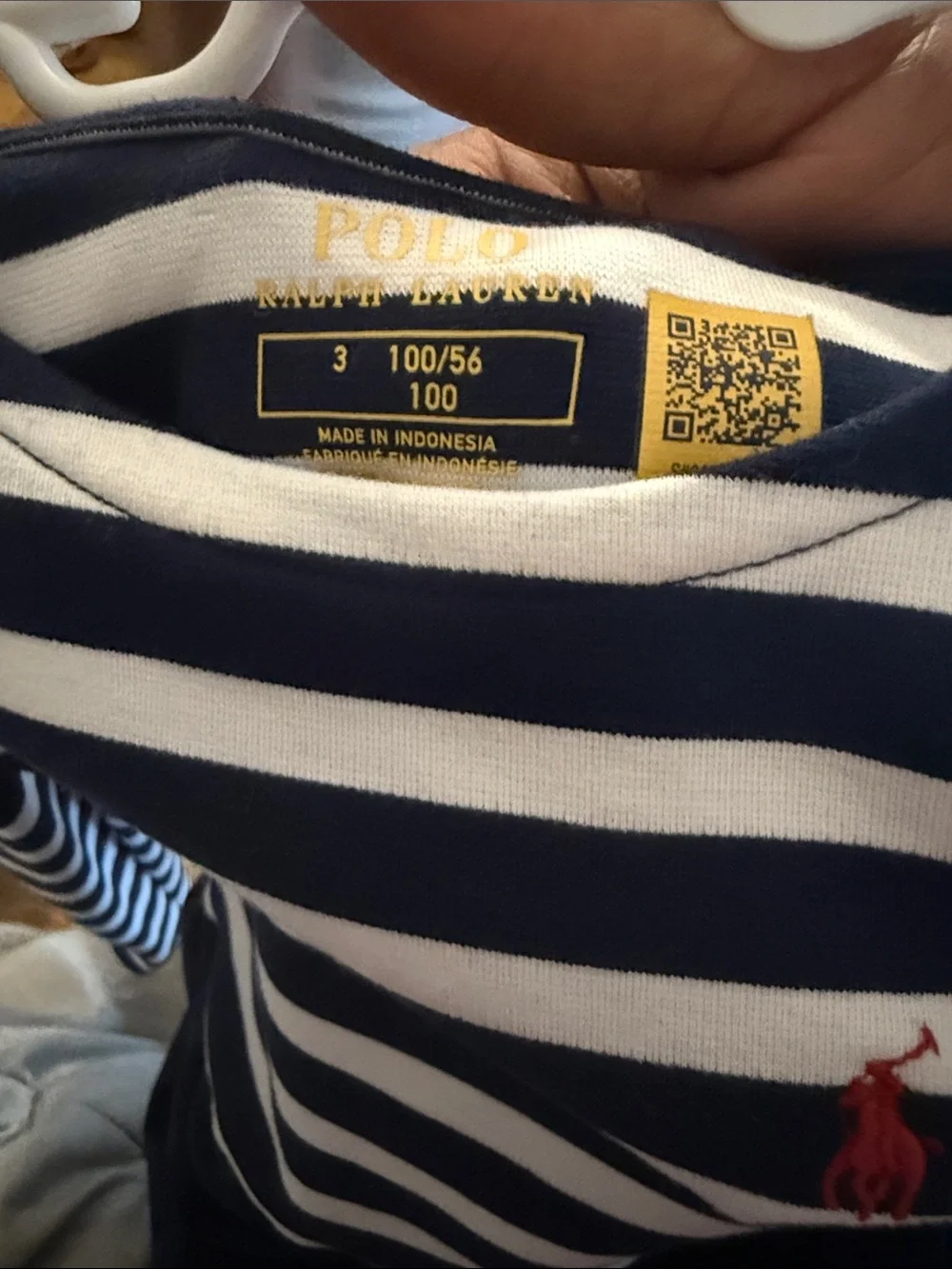 Ralph Lauren navy white